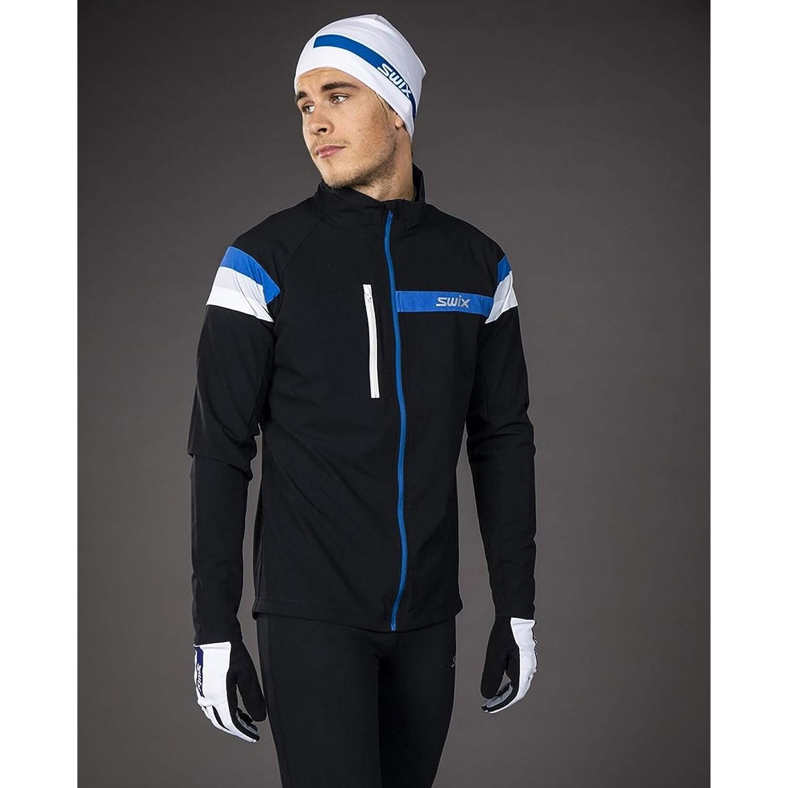 Swix Men's Focus Breathable Windproof Active Outdoor Cross Country Skiing Winter Sports Jacket - Image 5